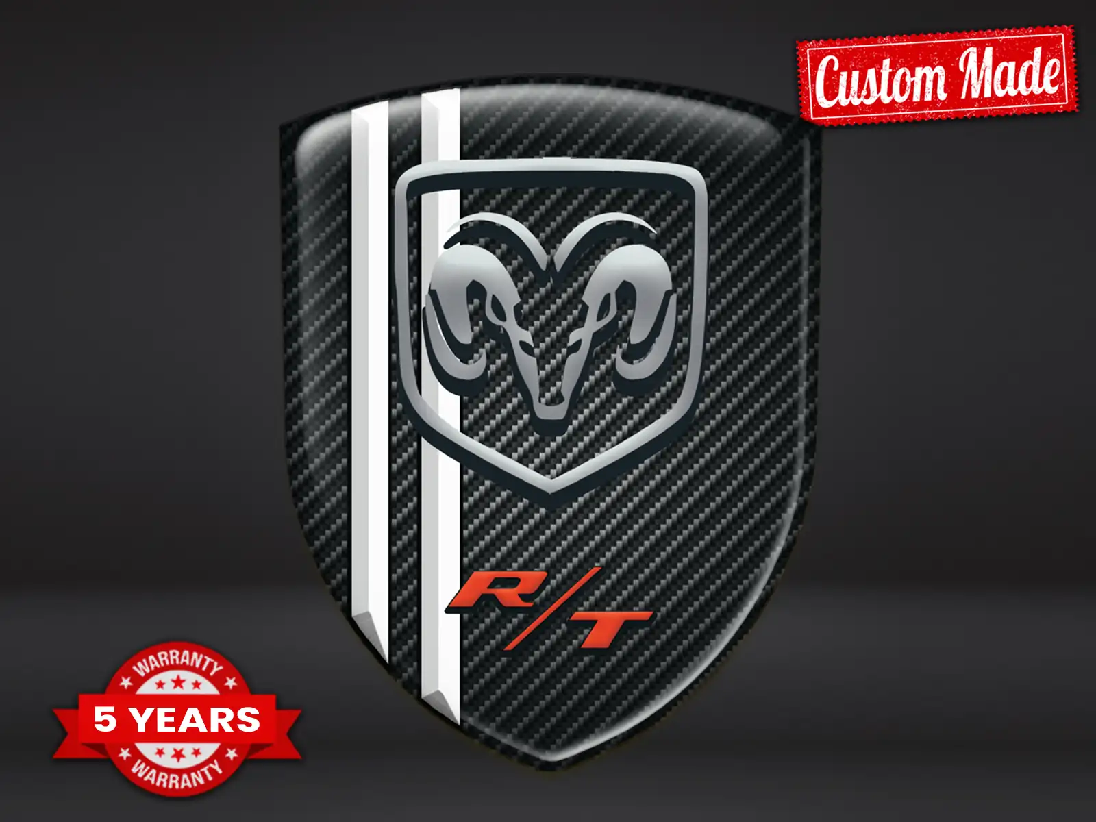 Dodge Autoaufkleber Premium Hochwertig Anpassbar